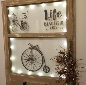 Custom made art window